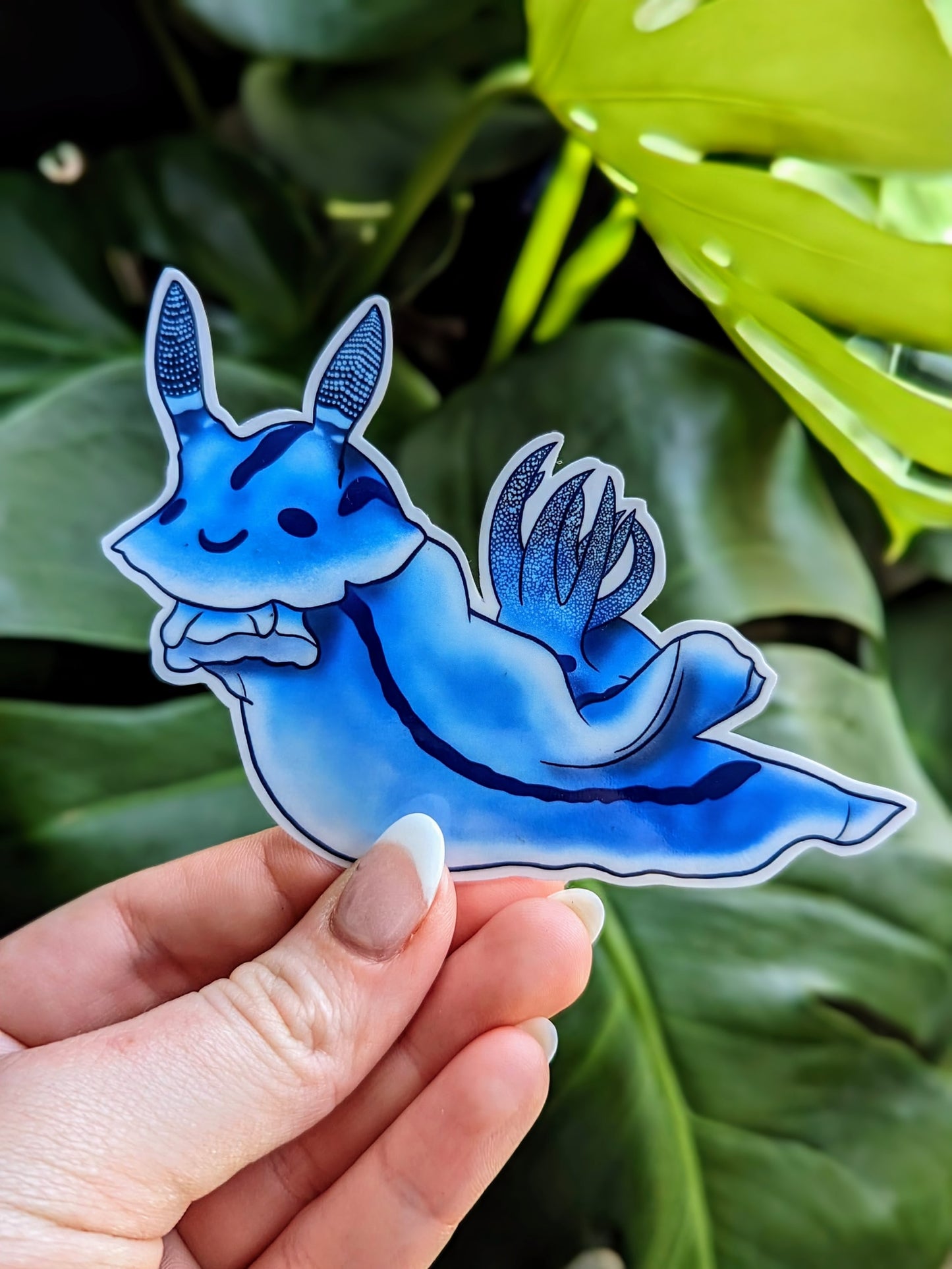 Smiley Sea Slug Sticker