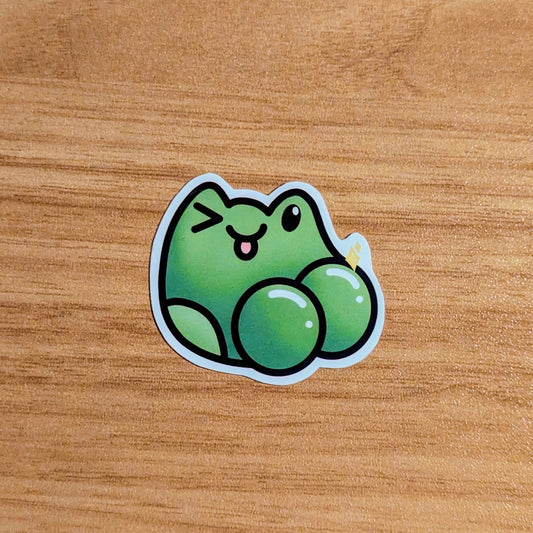 Shiny Booty Froggy Sticker