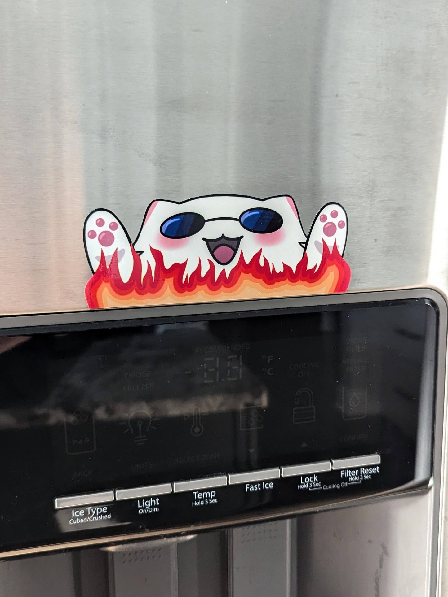 Gojo Cat Hellmo Magnet