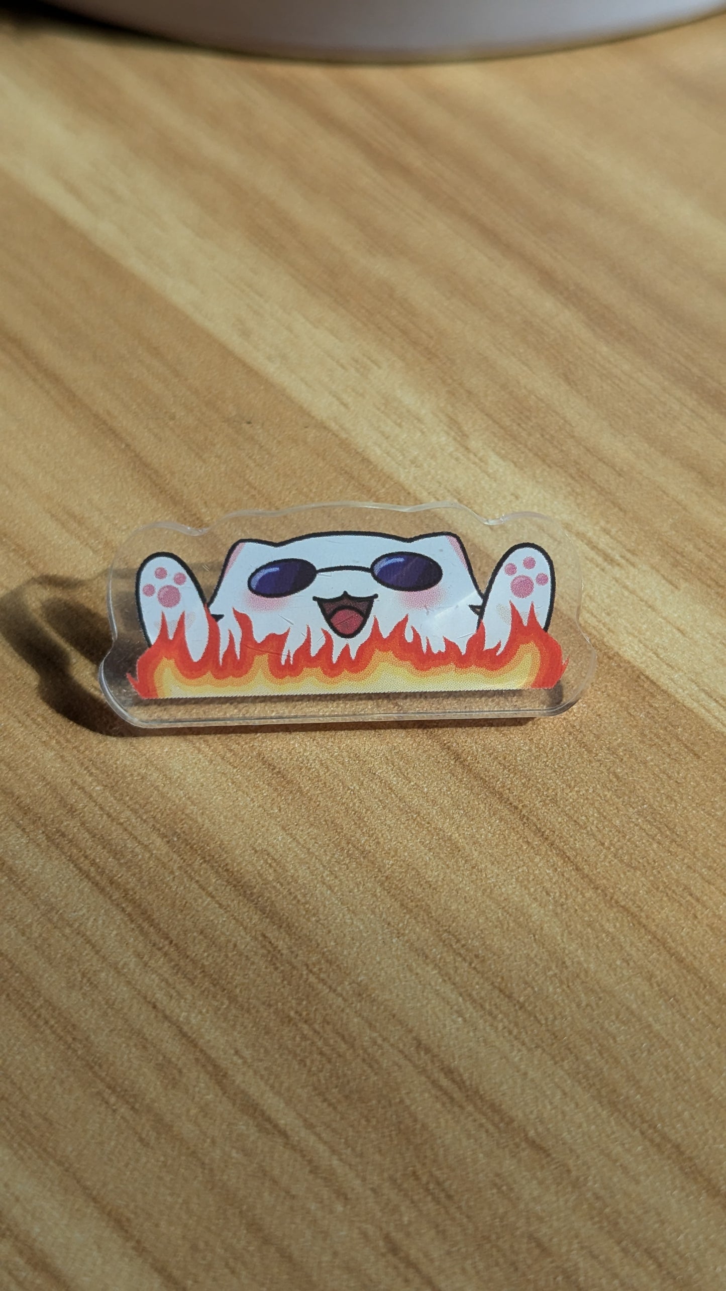 Gojo Cat Hellmo Pin