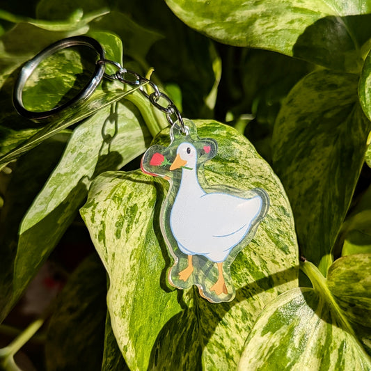 Lovely Goose Keychain